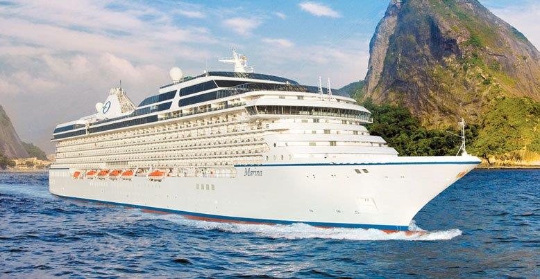 Marina fra Oceania Cruises sine nettsider