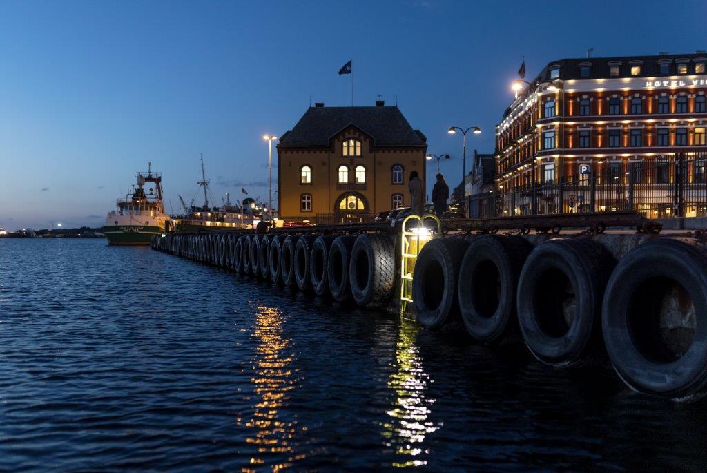 Stavanger Havn - Belyste redningsstiger