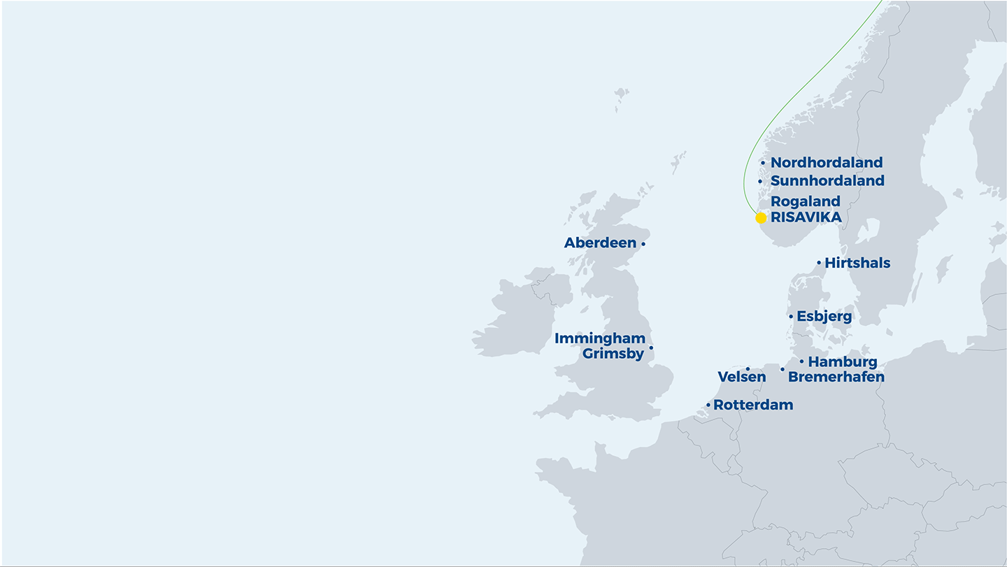 Stavangerregionen Havn IKS Sentral plassering animasjon
